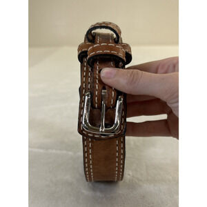 Handmade RG Bullco Genuine Cowhide Leather Belt Size 42 Made In USA Charity